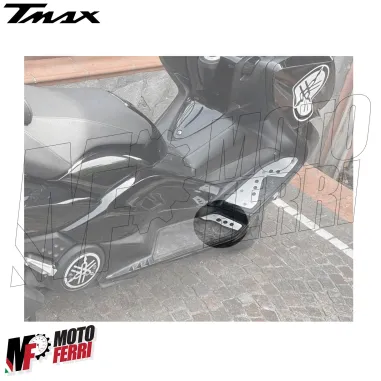 MF8897 Coppia Pedane Poggiapiedi Alluminio Yamaha TMax 500 dal 2008 al 2011