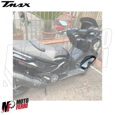 MF8898 Coppia Pedane Poggiapiedi Alluminio Yamaha TMax 500 dal 2008 al 2011