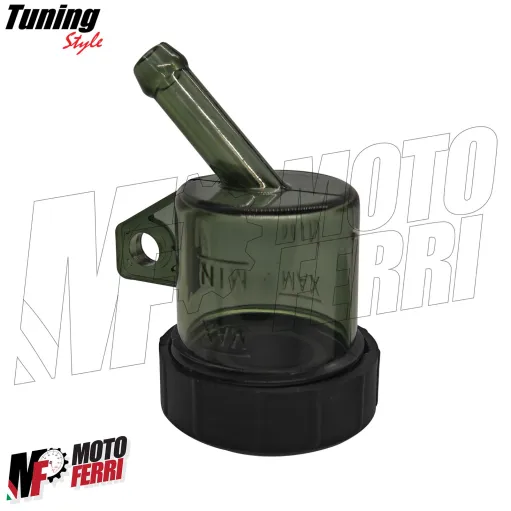 MF8900 Serbatoio Vaschetta Liquido Freno Frizione Piccola 15 cc Uscita Curva