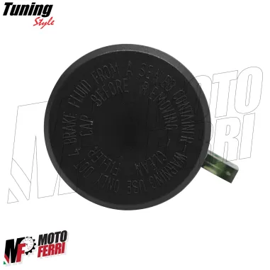 MF8900 Serbatoio Vaschetta Liquido Freno Frizione Piccola 15 cc Uscita Curva