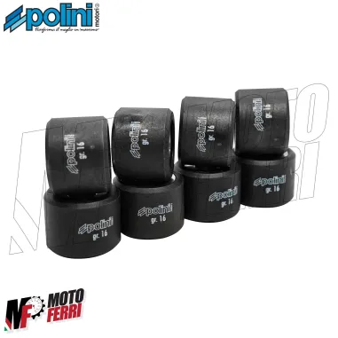 MF8904 Rulli 16 grammi 25X19 Variatore Originale Polini Malossi Gilera GP 800 Aprilia SRV 850