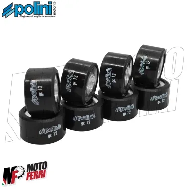 MF8906 Rulli Massette Grammi 12 Polini Variatore Yamaha TMax 530 560 2012 a 2025