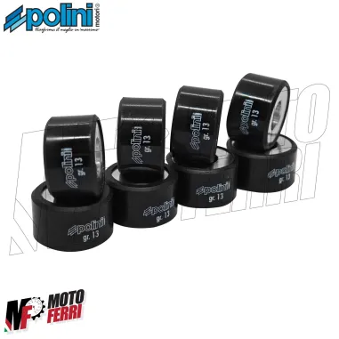 MF8907 Rulli Massette Grammi 13 Polini Variatore Yamaha TMax 530 560 2012 a 2025