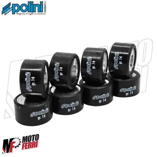 MF8908 Rulli Massette Grammi 14 Polini Variatore Yamaha TMax 530 560 2012 a 2025