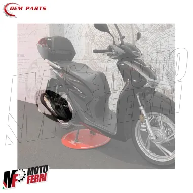 MF8920 Griglia Protezione Inferiore Marmitta Nero Honda SH 125 150 - 2020 / 2025