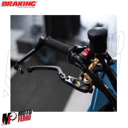 MF8926 Pompa Freno Anteriore Radiale Race BRAKING MC-R1 19X18-20 Leva Snodata Nera