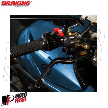 MF8926 Pompa Freno Anteriore Radiale Race BRAKING MC-R1 19X18-20 Leva Snodata Nera