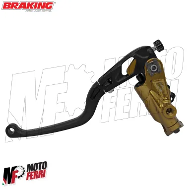 MF8926 Pompa Freno Anteriore Radiale Race BRAKING MC-R1 19X18-20 Leva Snodata Nera