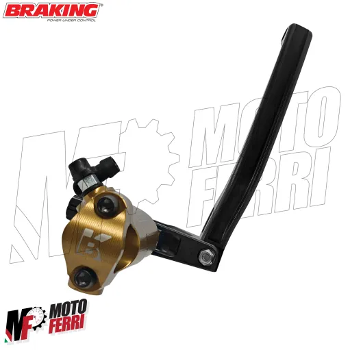 MF8926 Pompa Freno Anteriore Radiale Race BRAKING MC-R1 19X18-20 Leva Snodata Nera