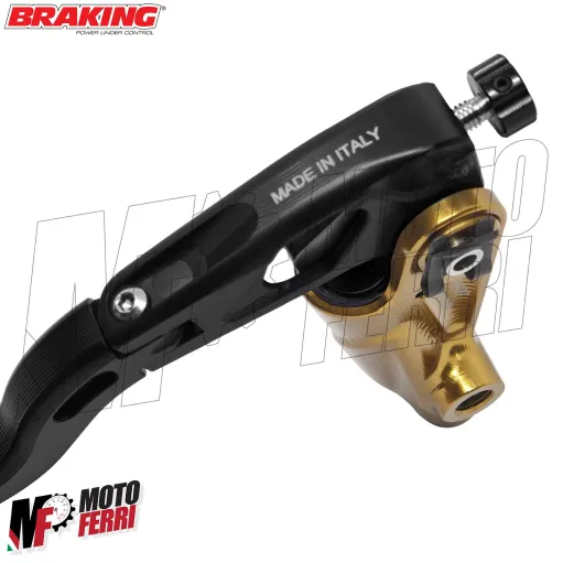 MF8926 Pompa Freno Anteriore Radiale Race BRAKING MC-R1 19X18-20 Leva Snodata Nera
