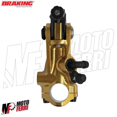 MF8926 Pompa Freno Anteriore Radiale Race BRAKING MC-R1 19X18-20 Leva Snodata Nera