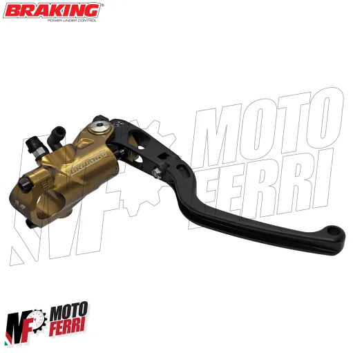 MF8926 Pompa Freno Anteriore Radiale Race BRAKING MC-R1 19X18-20 Leva Snodata Nera