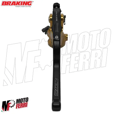 MF8926 Pompa Freno Anteriore Radiale Race BRAKING MC-R1 19X18-20 Leva Snodata Nera
