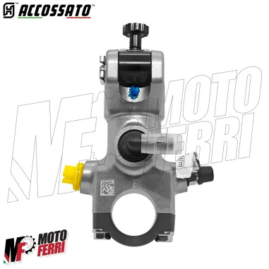 MF8941 Pompa Freno Anteriore Radiale ACCOSSATO 19x20 Leva Nera Fissa Moto + olio