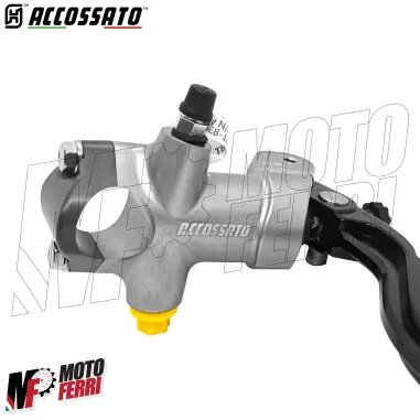 MF8941 Pompa Freno Anteriore Radiale ACCOSSATO 19x20 Leva Nera Fissa Moto + olio