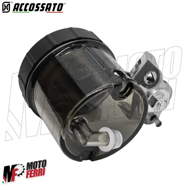 MF4838 Serbatoio Vaschetta Liquido Freno Frizione ACCOSSATO Fumè Universale Moto