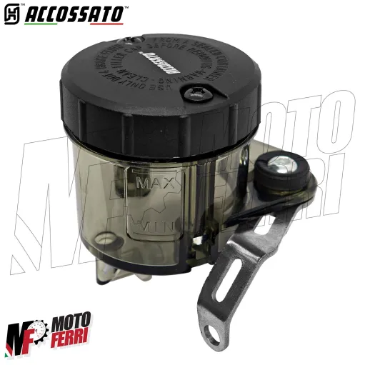 MF4838 Serbatoio Vaschetta Liquido Freno Frizione ACCOSSATO Fumè Universale Moto