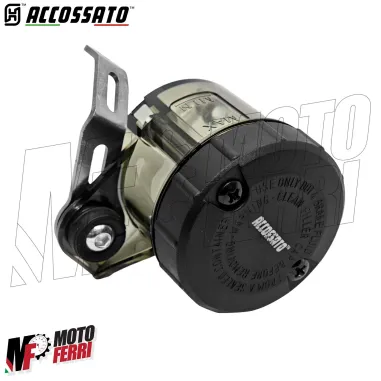 MF4838 Serbatoio Vaschetta Liquido Freno Frizione ACCOSSATO Fumè Universale Moto
