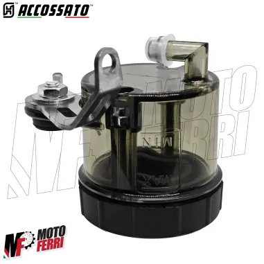 MF4838 Serbatoio Vaschetta Liquido Freno Frizione ACCOSSATO Fumè Universale Moto