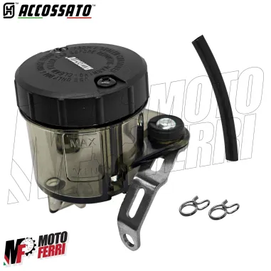 MF4838 Serbatoio Vaschetta Liquido Freno Frizione ACCOSSATO Fumè Universale Moto
