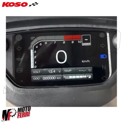MF8949 Contachilometri Tachimetro Koso RX-3S Digitale TFT 15.000 RPM Scooter Moto