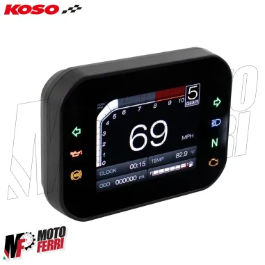 MF8949 Contachilometri Tachimetro Koso RX-3S Digitale TFT 15.000 RPM Scooter Moto