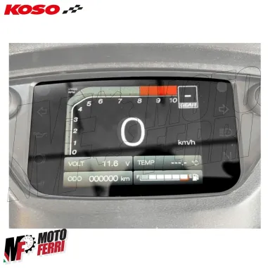 MF8949 Contachilometri Tachimetro Koso RX-3S Digitale TFT 15.000 RPM Scooter Moto