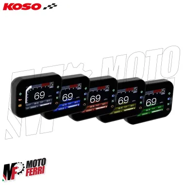 MF8949 Contachilometri Tachimetro Koso RX-3S Digitale TFT 15.000 RPM Scooter Moto