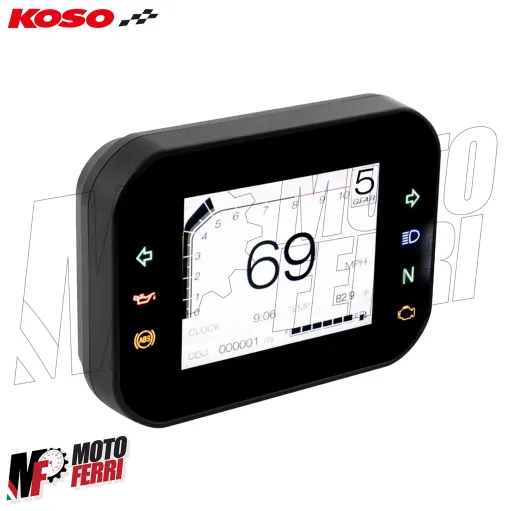 MF8949 Contachilometri Tachimetro Koso RX-3S Digitale TFT 15.000 RPM Scooter Moto