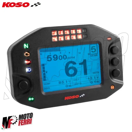 MF8950 Contachilometri Tachimetro Multifunzione Koso RS2 Digitale Scooter Moto