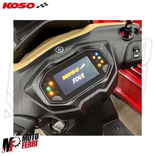 MF8952 Contachilometri Cockpit Koso RX-4 Display TFT Illimitato Scooter Moto