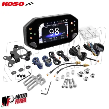 MF8952 Contachilometri Cockpit Koso RX-4 Display TFT Illimitato Scooter Moto