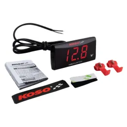 MF8953 Voltmetro Volt Meter Batteria Koso Digitale Slim DC 6 - 19.9V Scooter Moto