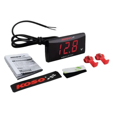 MF8953 Voltmetro Volt Meter Batteria Koso Digitale Slim DC 6 - 19.9V Scooter Moto