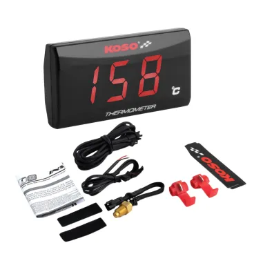 MF8954 Termometro Digitale KOSO con sensore temperatura acqua PT1/8 Scooter Moto