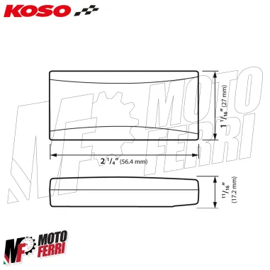 MF8954 Termometro Digitale KOSO con sensore temperatura acqua PT1/8 Scooter Moto