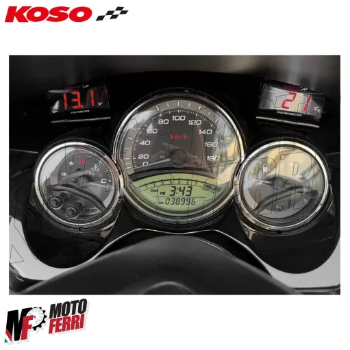 MF8954 Termometro Digitale KOSO con sensore temperatura acqua PT1/8 Scooter Moto