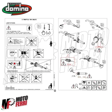 MF8955 Acceleratore Rapido Domino RBW Ride By Wire Ducati XDiavel S Sport Back