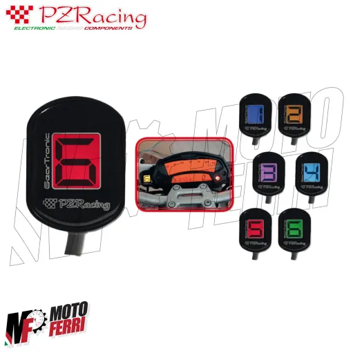 MF4963 Contamarce Indicatore Marcia GearTronic PZRacing GT3000 Universale Moto