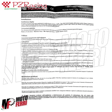 MF4963 Contamarce Indicatore Marcia GearTronic PZRacing GT3000 Universale Moto