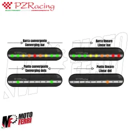 MF8957 Indicatore Fuorigiri PZRacing LighTronic LT2000 Shiftlight Universale Moto 2