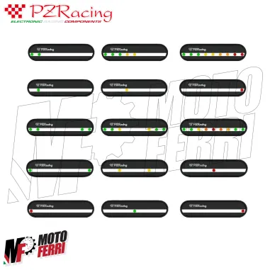 MF8957 Indicatore Fuorigiri PZRacing LighTronic LT2000 Shiftlight Universale Moto