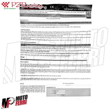 MF8959 Ricevitore GPS PZRacing 50HZ LapTronic Lap Timer LP700 Universale Moto