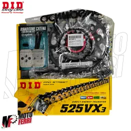 MF8966 Kit Trasmissione DID Honda CB 600 Hornet Corona 42 Pignone 15 da 1997 a 2006 2