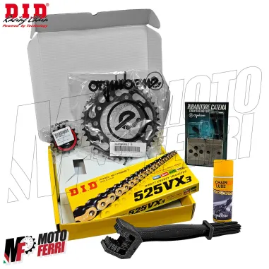 MF8966 Kit Trasmissione DID Honda CB 600 Hornet Corona 42 Pignone 15 da 1997 a 2006
