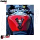 MF8975 Adesivo Protezione Paraserbatoio Carbonio Logo BMW S1000 RR 21,5x14,5cm