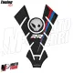 MF8975 Adesivo Protezione Paraserbatoio Carbonio Logo BMW S1000 RR 21,5x14,5cm