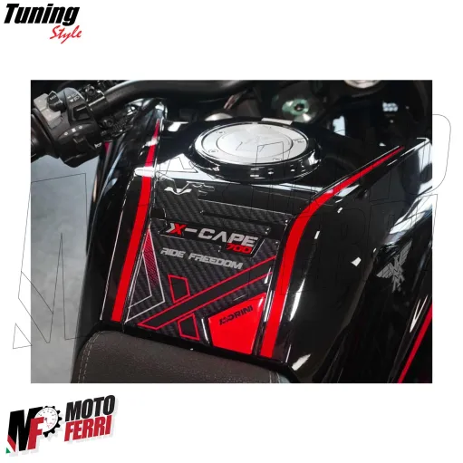 MF8978 Adesivo Protezione Paraserbatoio 3D Logo Moto Morini X-Cape 700 2025