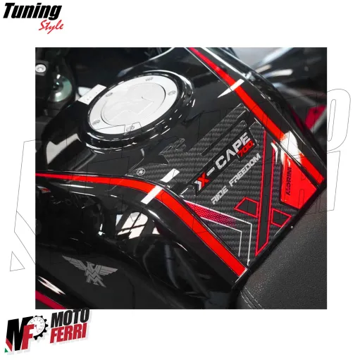 MF8978 Adesivo Protezione Paraserbatoio 3D Logo Moto Morini X-Cape 700 2025