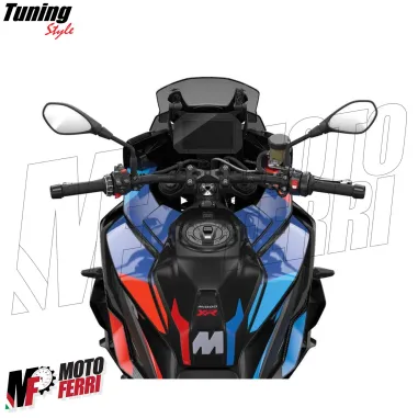 MF8979 Adesivo Protezione Paraserbatoio 3D Logo Carbonio BMW M 1000 XR 2024 2025